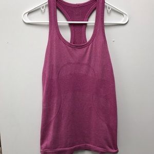 Pink Razorback Lululemon tank